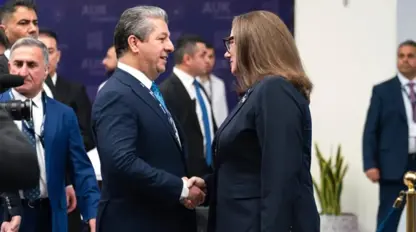 Balyozê Gistî yê Amerîkayê Green Spasiya Mesrûr Barzanî kir