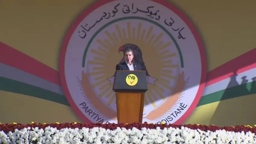 Nêçîrvan Barzanî li Silêmaniyê xîtabî dengderan kir