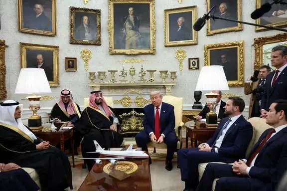 ترمپ لە کۆنگرەیەکی ڕۆژنامەوانی لەگەڵ شازادەی جانشینی سەعوودیە : هێرش کردنە سەر دامەزراوە ئەتۆمییەکانی ئێران بڕیارێکی درووست بوو