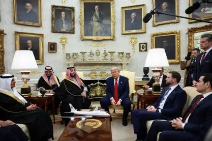 ترمپ لە کۆنگرەیەکی ڕۆژنامەوانی لەگەڵ شازادەی جانشینی سەعوودیە : هێرش کردنە سەر دامەزراوە ئەتۆمییەکانی ئێران بڕیارێکی درووست بوو