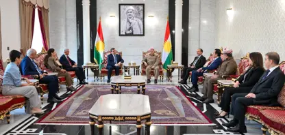 Di navbera Mesûd Barzanî û Mazlum Abdî de hevdîtina dîrokî pêk hat