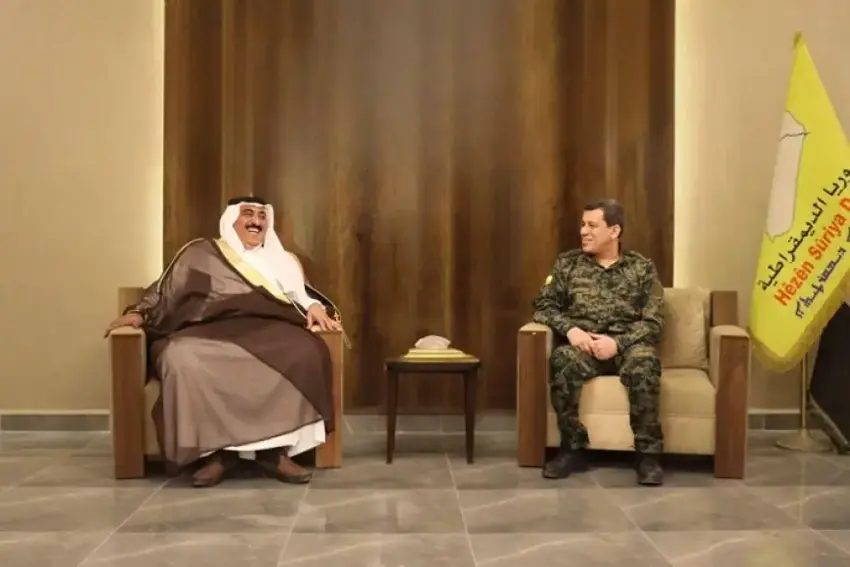 Mezlûm Ebdî û serokê esîra Semeran civiyan 