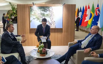 Erdogan û Macron civiyan