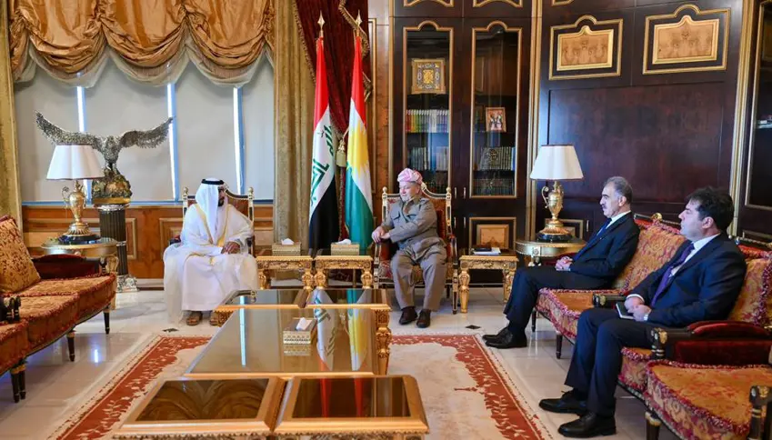 Serok Barzanî pêswaziya konsulê nû yê Îmaratê kir