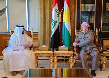 سەرۆک بارزانی پێشوازی لە بەردەوامی و پەرەپێدانی پەیوەندییەکانی نێوان کوردستان و ئیمارات کرد