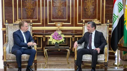 Mesrur ​​Barzani ve Fransa'nın Irak Büyükelçisi görüştü