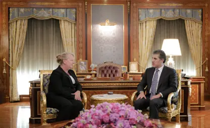 سه‌رۆكی ھەرێمی کوردستان ، پێشوازی له‌ باڵیۆزى هۆڵه‌ندا كرد