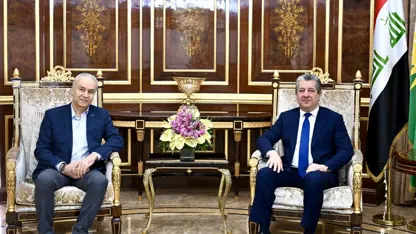 Başbakan Barzani, yazar ve şair Can Dost'u kabul etti