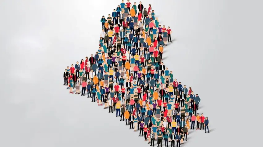 Nifûsa Iraqê, bû 46 milyon kes