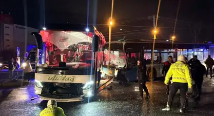 Li navça Çorlu di qeza otobusê de 9 kes birîndar bûn