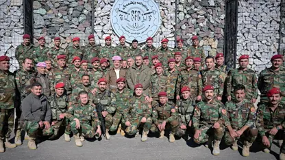 Mesrûr Barzanî li Hacî Omeran serdana hêza Pêsmerge kir