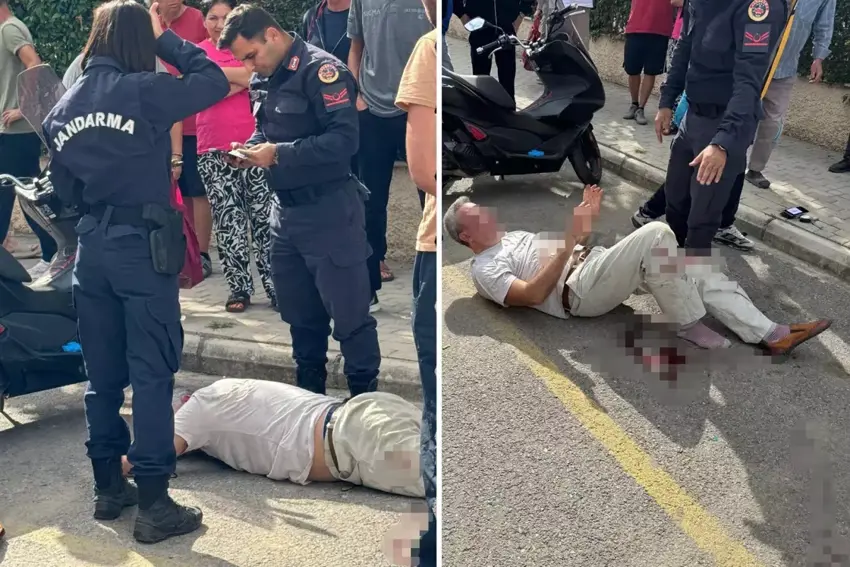 Zilamekî Rûs di nav kolanên Alanya de bi kêrê li jina xwe xist