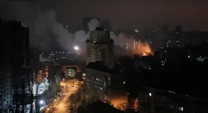 هێرشی ئاسمانی ڕووسیا بۆ سەر کیێڤ چەند کوژراو و برینداری لێکەوتەوە