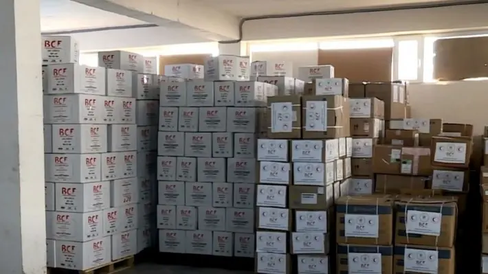 دەزگای خێرخوازیی بارزانی لە عەفرین هاوکاری بەسەر ٢٠٠ خێزاندا دابەش دەکات