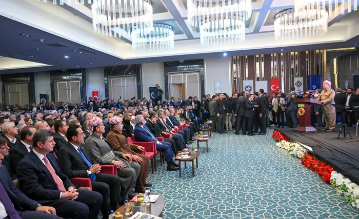 سەرۆک بارزانی لە پارێزگای شرنەخ بەشداری لە چوارەمین سیمپۆزیەمی مەلای جزیری کرد