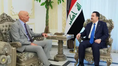 Sudani û Tom Barrack li Iraqê civiyan