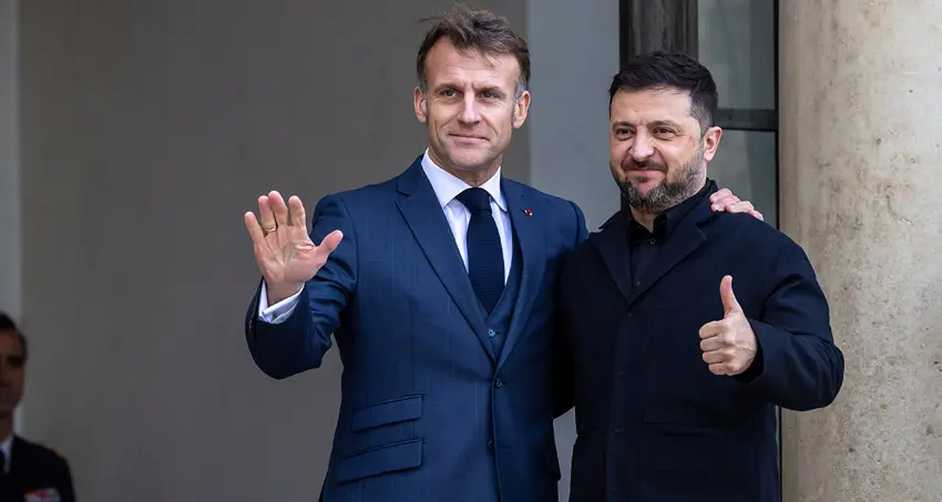Tarih belirlendi: Zelenskiy, Macron ile Paris’te görüşecek 