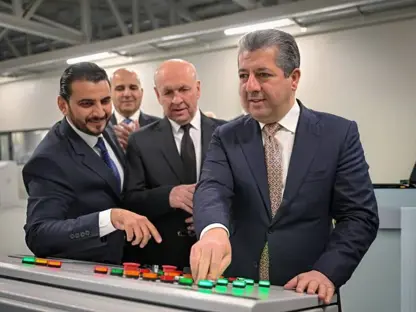 سەرۆکی حکوومەتی هەرێمی کوردستان قۆناخی دووەم وکۆتایی پڕۆژەی فریاگوزاری گەیاندنی ئاوی بۆ ناو شاری هەولێری کردەوە