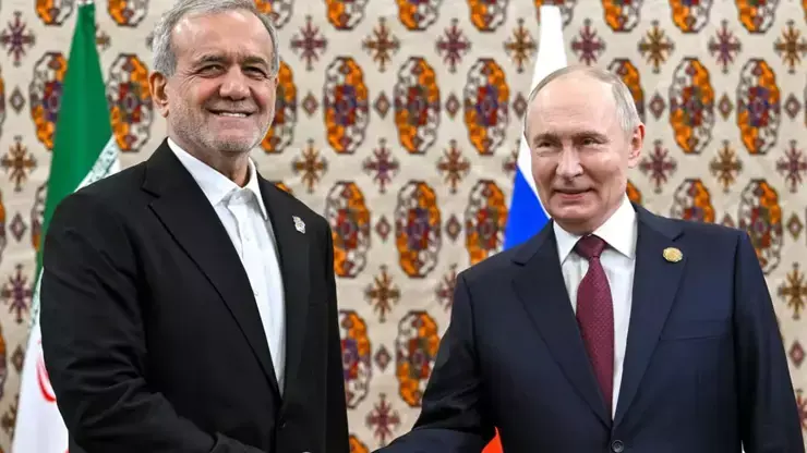 Putin bi bi serokê Îranê Pezeskiyan re hevdîtin kir