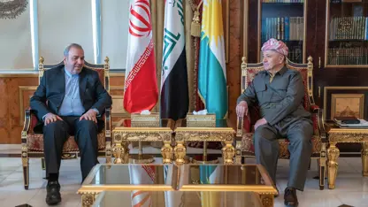 Mesud Barzani ve İran Büyükelçisi bir araya geldi