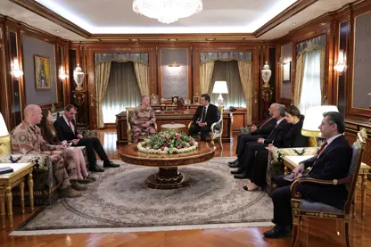 سه‌رۆكى هه‌رێمى كوردستان و شاندێكى سه‌ربازی فه‌ره‌نسا دۆخى ئه‌منی ناوچه‌كه‌یان تاوتوێ کرد