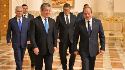 Mesrûr Barzanî û Serokê Misrê civiyan: Têkiliyên dualî û herêmê hatin gotûbêjkirin