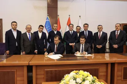 Hewlêrê û Ozbekistan ji bo bipêşxistina aboriyê peymanek îmze kirin