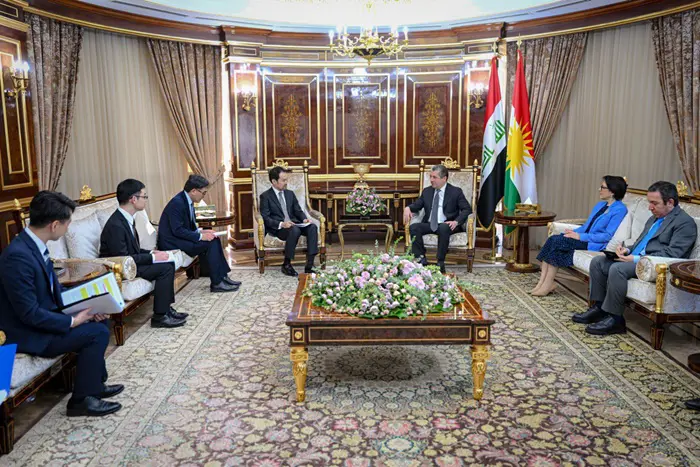 سه‌رۆكى حکوومەت و شاندێکی وەزارەتی دەرەوەی ژاپۆن پێکهێنانی حکوومەتی نوێیان تاوتوێ کرد