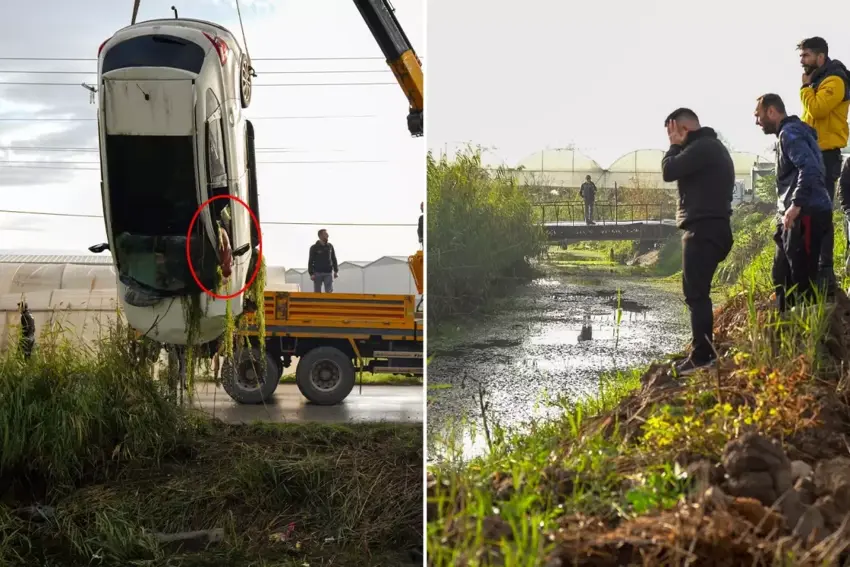 Bi mêrê xwe re munaqese kir û ereba wê ket nav kanala avê