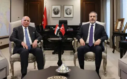 Fuad Husên bi hevtayê xwe Hakan Fîdan re civiya