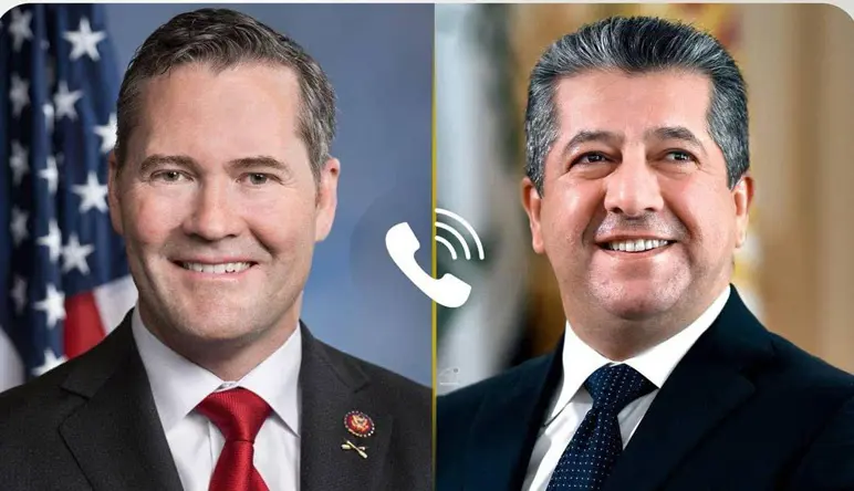 مەسروور بارزانی و مایکل واڵتز جەخت لە ھەناردەکردنەوەی نەوت و پێکهێنانی کابینەی نوێ دەکەنەوە