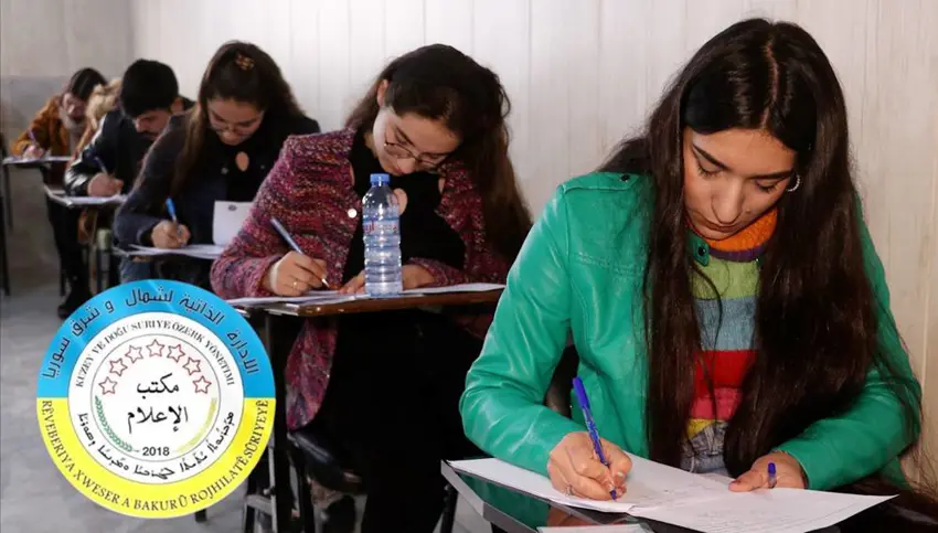 Rêveberiya Rojava û Wezareta Şamê li ser ezmûnên xwendekaran civiyan