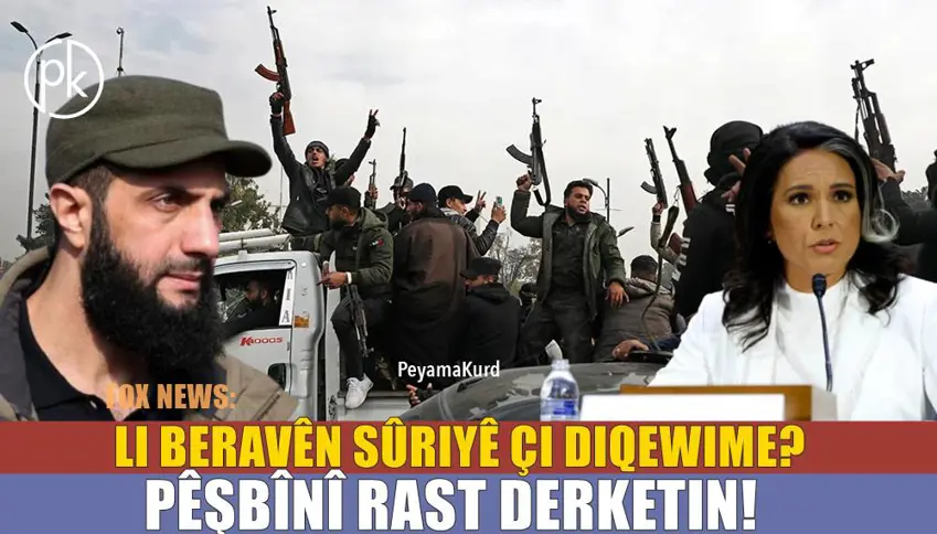 Hisyariya Tulsi Gabbard a Sûriyê rast derket!