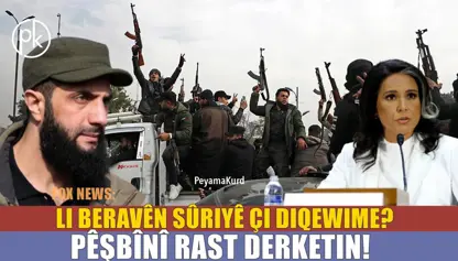Hisyariya Tulsi Gabbard a Sûriyê rast derket!