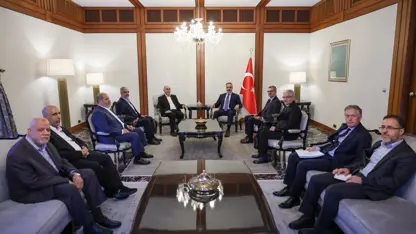 Fidan, Hamas Şura Meclisi Başkanı Derviş ve Siyasi Büro üyeleriyle bir araya geldi