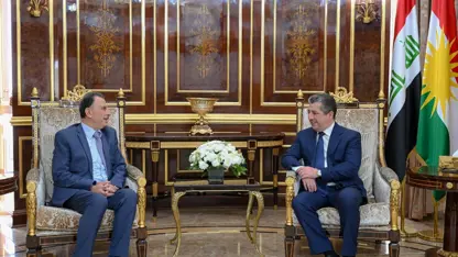 Mesrûr Barzanî û Konsulê Filîstînê civiyan: Divê dawî li şerê Xezeyê bê