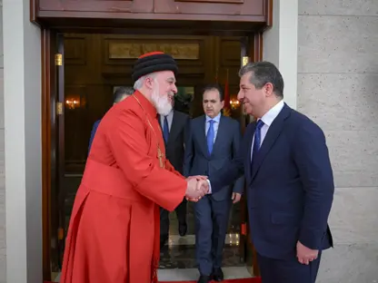Başbakan ve Patrik Mar Adda, birlikte yaşam kültürünün önemini vurguladı