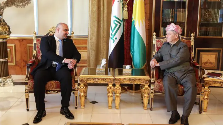 Başkan Mesud Barzani ITC Başkanını kabul etti
