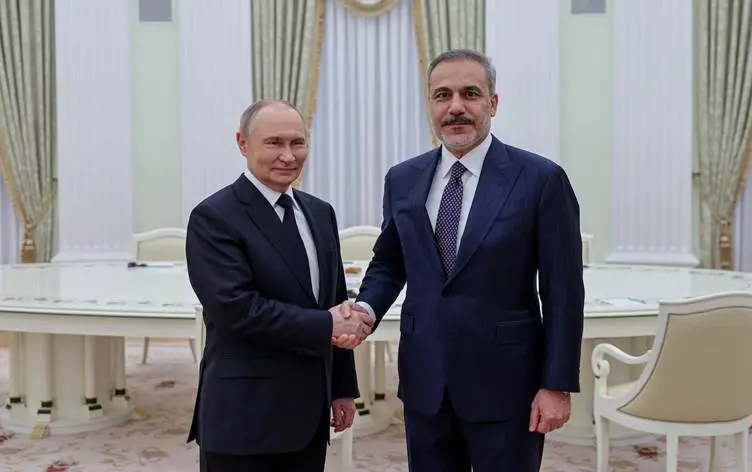 Putin, Türkiye Dışişleri Bakanı Fidan ile görüştü