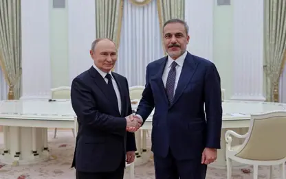 Putin, Türkiye Dışişleri Bakanı Fidan ile görüştü