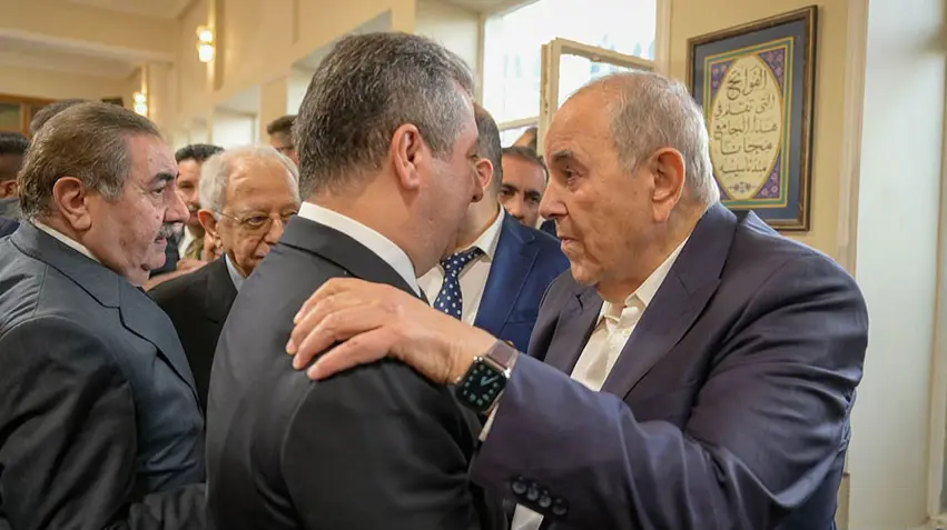 Mesrur Barzani'den İyad Allavi’ye taziye ziyareti