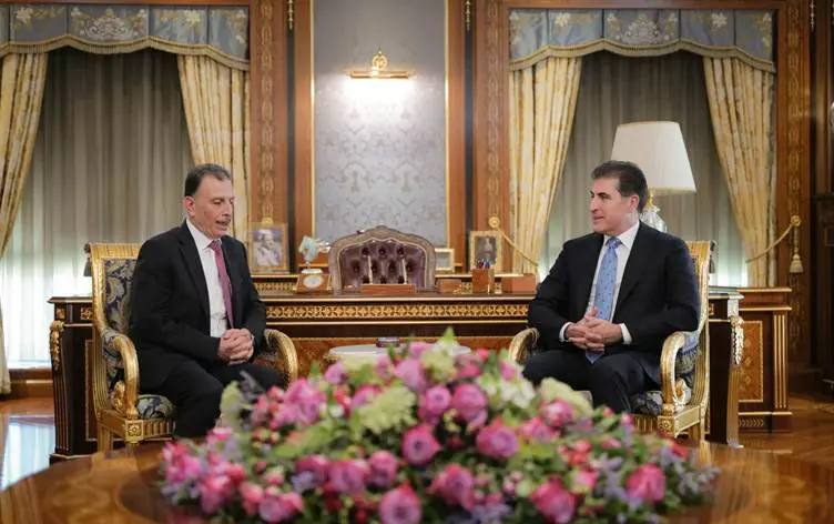 Neçirvan Barzani, Filistin’in yeni Erbil konsolosunu kabul etti