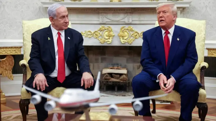 Netanyahû û Trump li ser Îran û Xezeyê şêwirîn