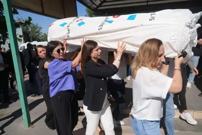 Ayşe Şan’ın naaşı Diyarbakır Yeniköy Mezarlığı’na getirildi