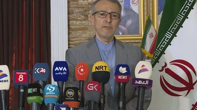 Konsulê Îranê: Herêma Kurdistanê helwêsteke zelal li dijî şer nîşan da