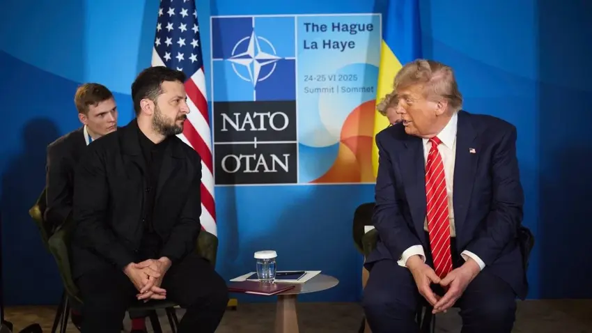 Trump ile Lahey’de görüşen Zelensky: Putin kesinlikle kazanmıyor!