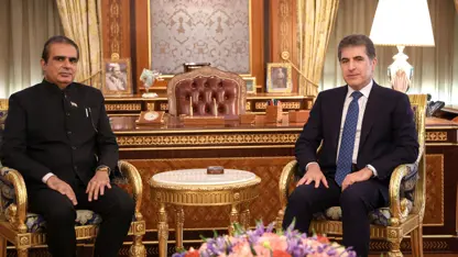 Neçirvan Barzani ve Hindistan Başkonsolosu görüştü