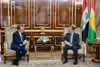 سەرۆکوەزیران پێشوازی لە پاتریک دۆرێڵ باڵیۆزی فەڕەنسا لە عێراق کرد