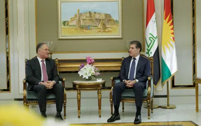 Nêçirvan Barzanî bi cîgirê berê yê serokwezîrê Iraqê re Îsawî re civiya