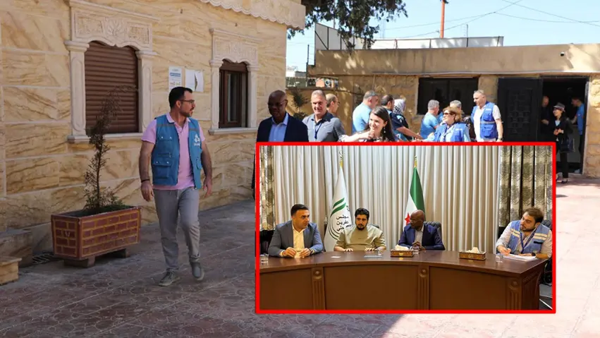 Şandeke Neteweyên Yekbûyî serdana Efrînê kir